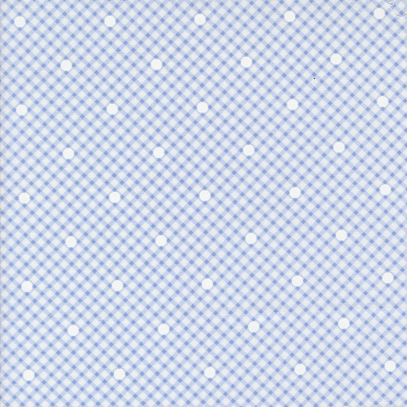 Memory Lane - Gingham and Dots - Blue