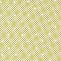 Memory Lane - Gingham and Dots - Leaf