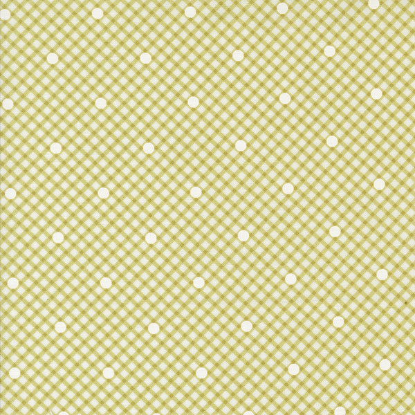 Memory Lane - Gingham and Dots - Leaf