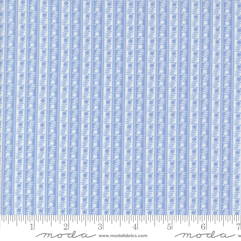 Memory Lane - Ric Rac Stripe - Blue