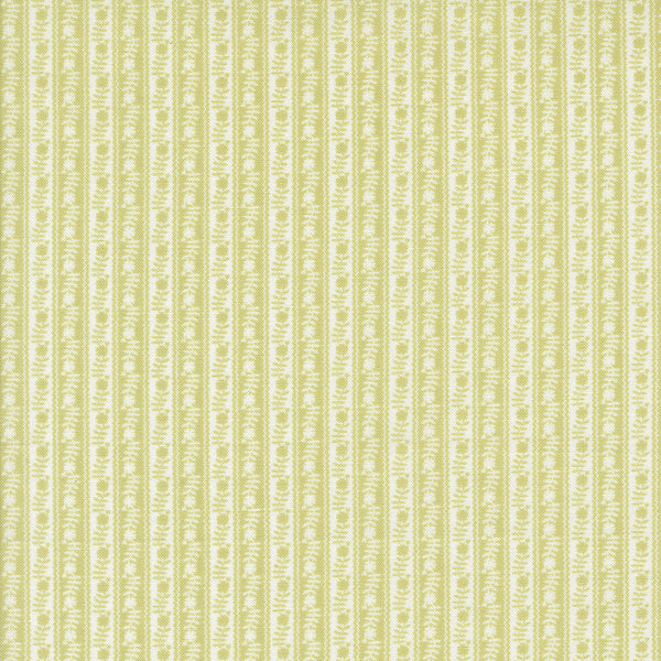 Memory Lane - Ric Rac Stripe - Leaf