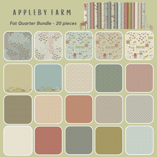 Appleby Farm Fat Quarter Bundle - 20 pieces