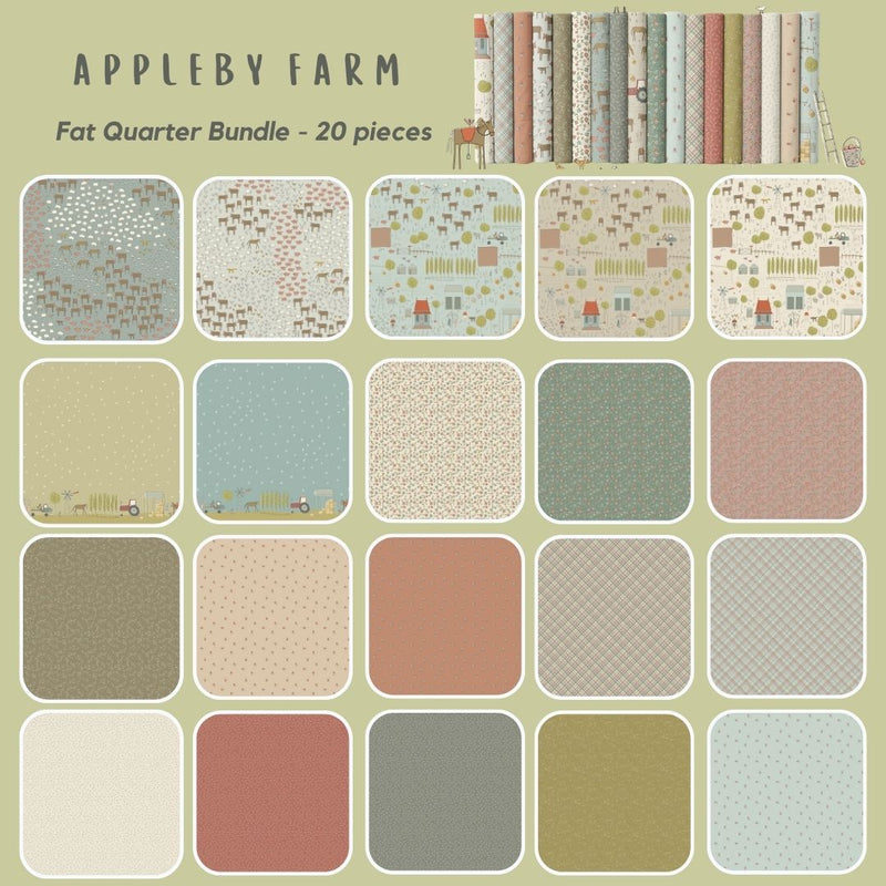 Appleby Farm Fat Quarter Bundle - 20 pieces