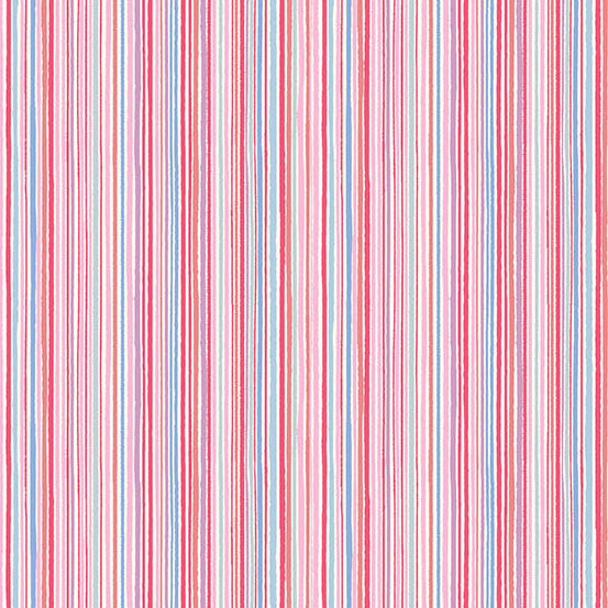 Dance Class- Fine Stripe Pink