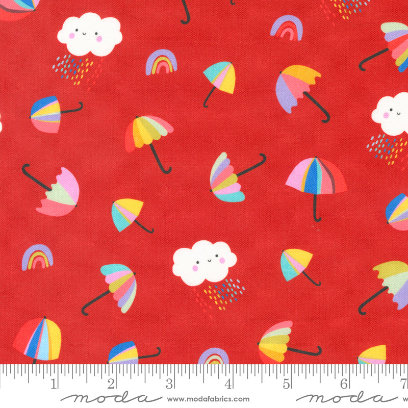 Whatever the Weather - Brolly's & Rainbows - Rose
