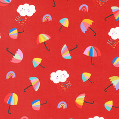 Whatever the Weather - Brolly's & Rainbows - Rose