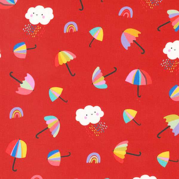 Whatever the Weather - Brolly's & Rainbows - Rose