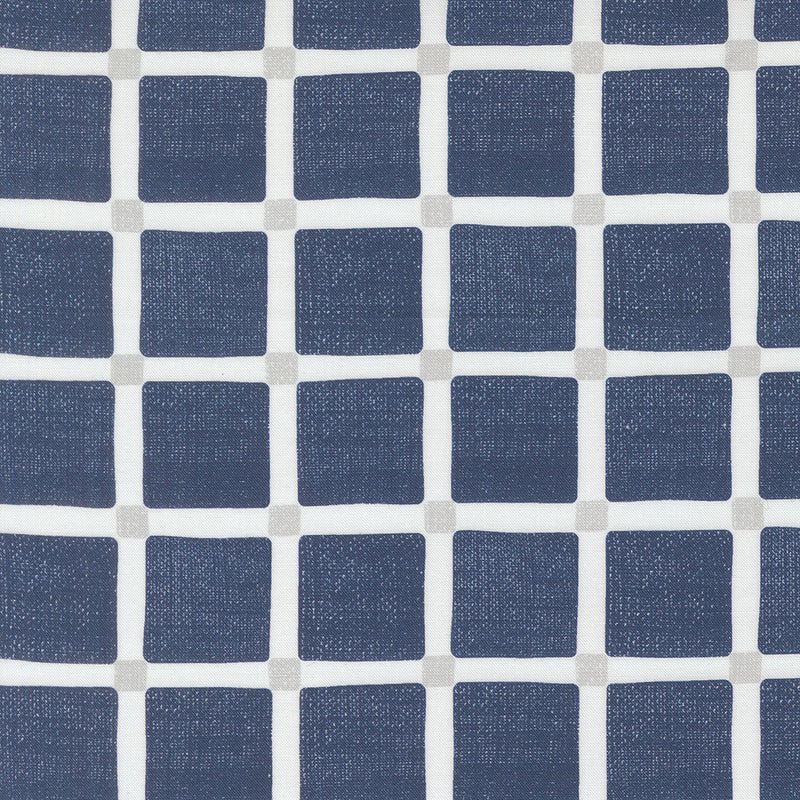 For My Boys - Henry Grid in Navy