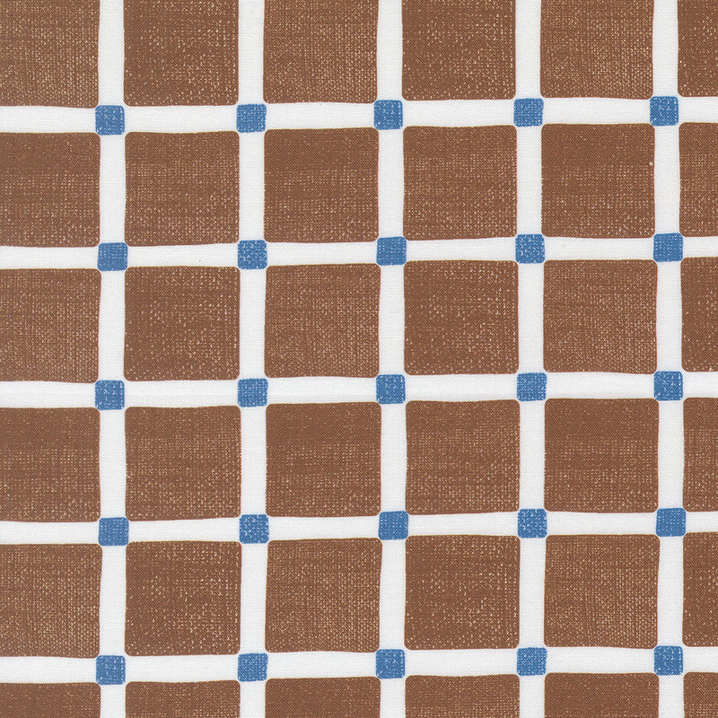 For My Boys - Henry Grid in Cocoa