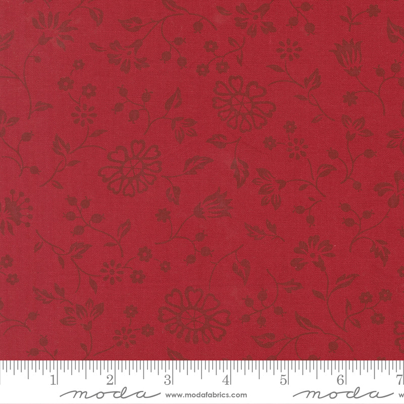 Petals and Polka Dots - Floral Sketch Rose