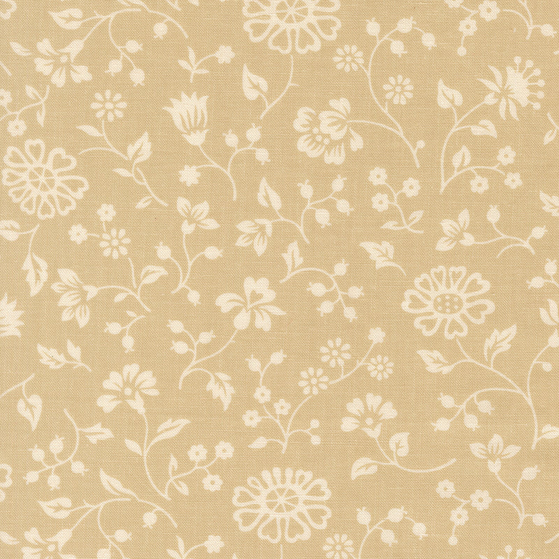 Petals and Polka Dots - Floral Sketch Lace