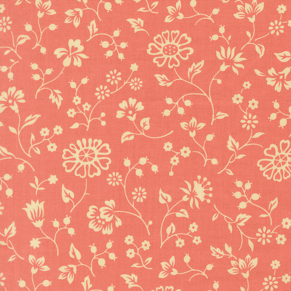 Petals and Polka Dots - Floral Sketch Blossom