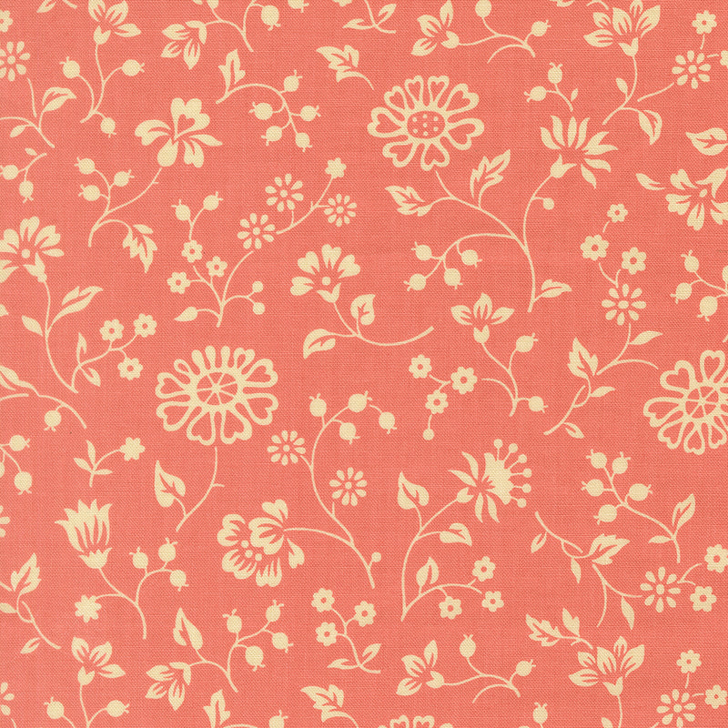 Petals and Polka Dots - Floral Sketch Blossom