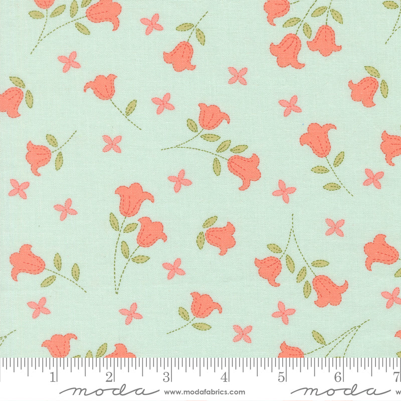 Sunbonnet - Blooms in Pale Blue