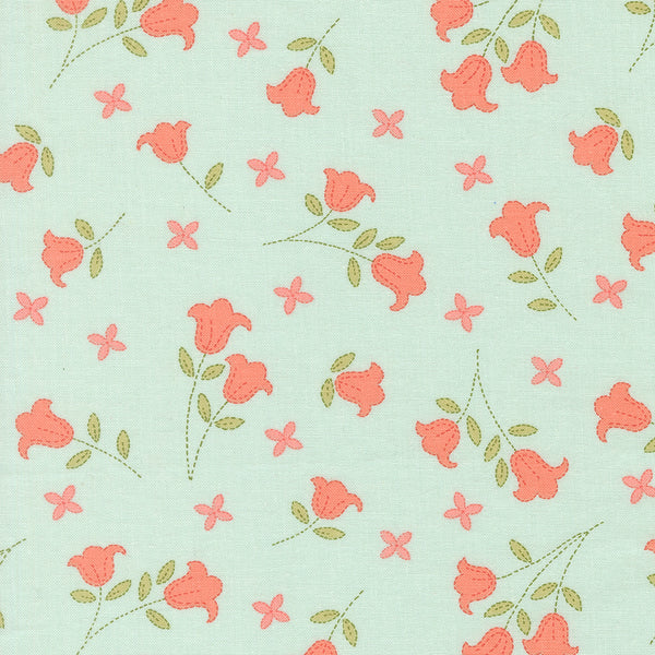 Sunbonnet - Blooms in Pale Blue