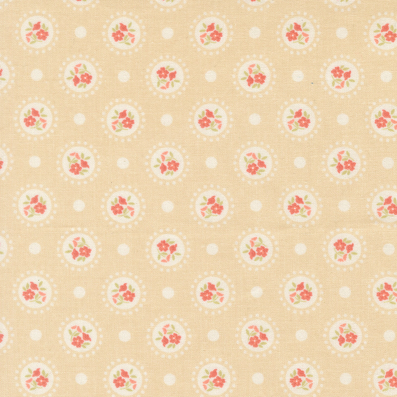 Sunbonnet - Dots in Almond