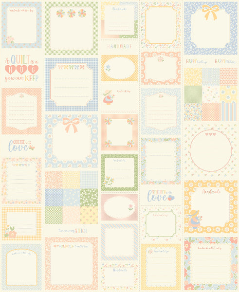 Handmade Sweetness Keepsake Labels Panel