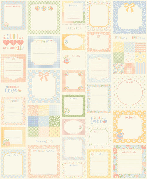 Handmade Sweetness Keepsake Labels Panel