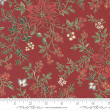 Load image into Gallery viewer, Merry Manor Metallic - Poinsettia Waltz - Crimson