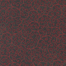 Load image into Gallery viewer, Merry Manor Metallic - Swirls - Crimson