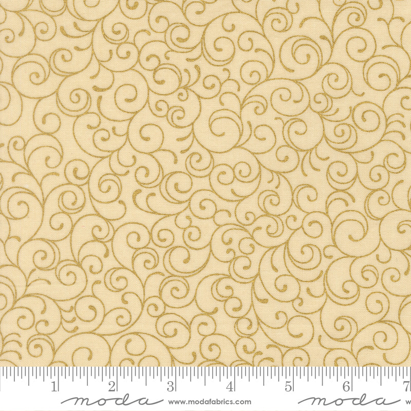 Merry Manor Metallic - Swirl Blenders - Cream