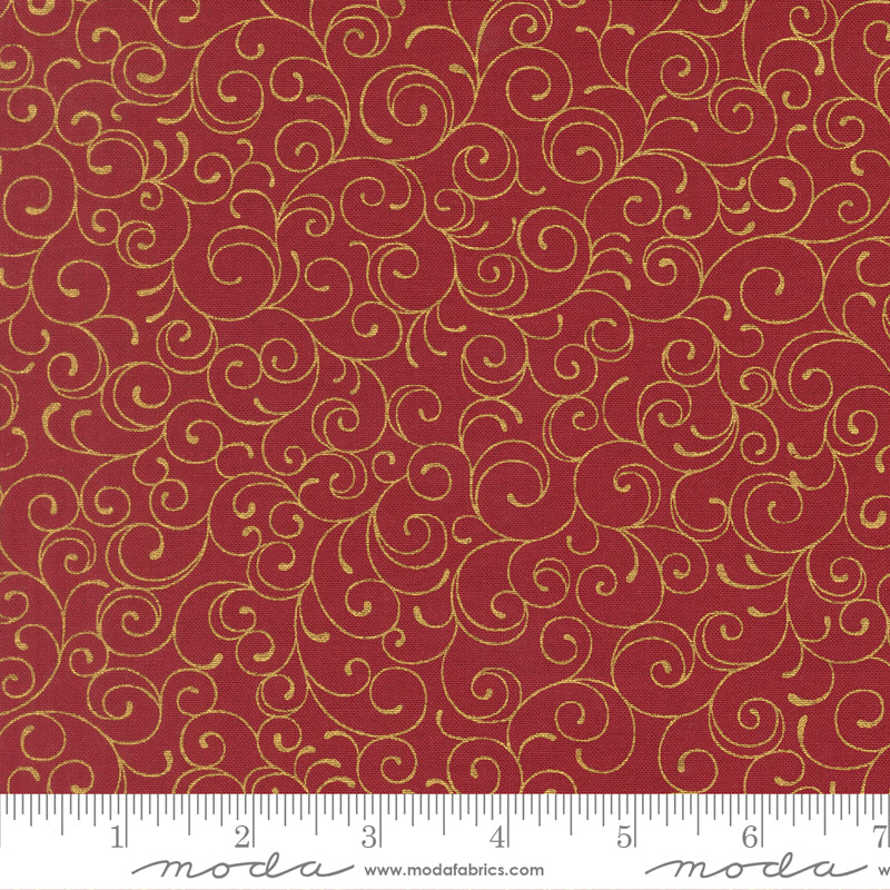 Merry Manor Metallic - Swirl Blenders - Crimson