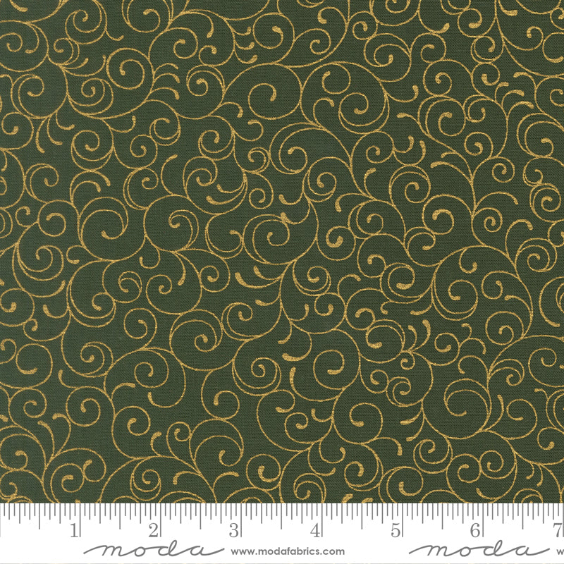 Merry Manor Metallic - Swirl Blenders - Evergreen
