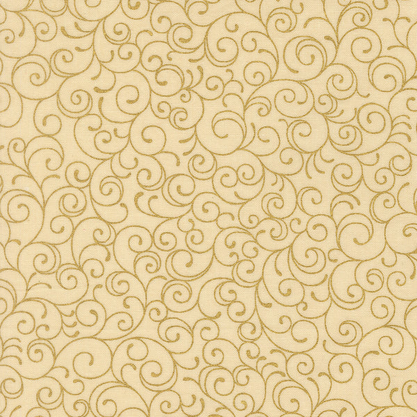 Merry Manor Metallic - Swirl Blenders - Cream