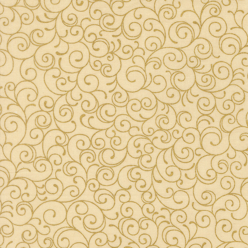Merry Manor Metallic - Swirl Blenders - Cream