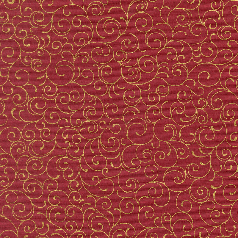 Merry Manor Metallic - Swirl Blenders - Crimson
