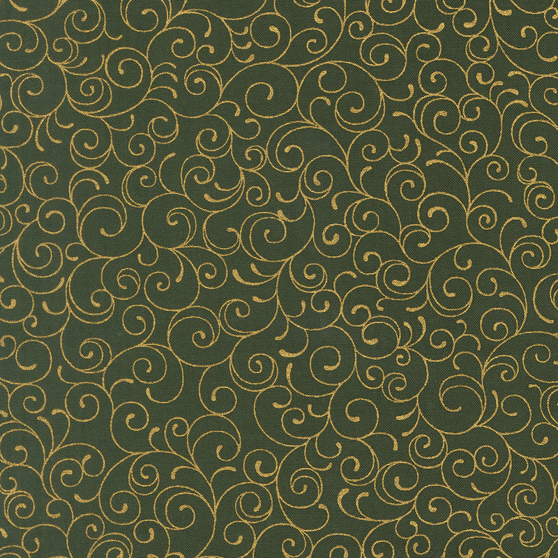 Merry Manor Metallic - Swirl Blenders - Evergreen