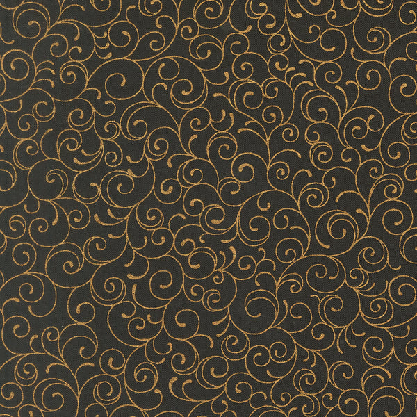 Merry Manor Metallic - Swirl Blenders - Ebony