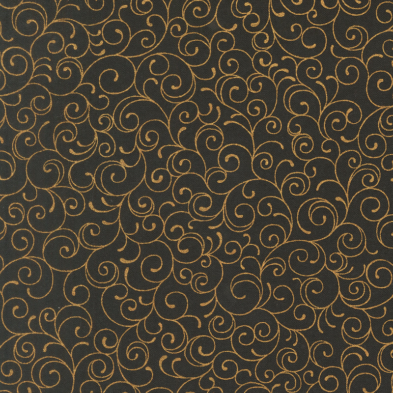 Merry Manor Metallic - Swirl Blenders - Ebony