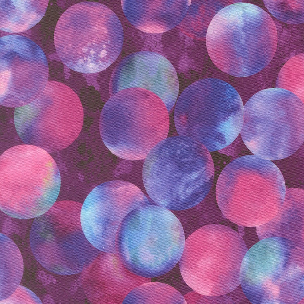 Gradients Gallery – Watercolour Circles – Berry – 33883 13