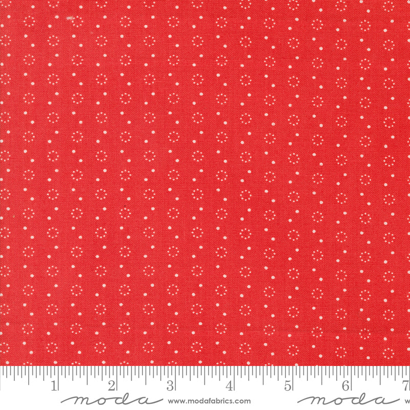 Portofino - Dots - Pomegranate
