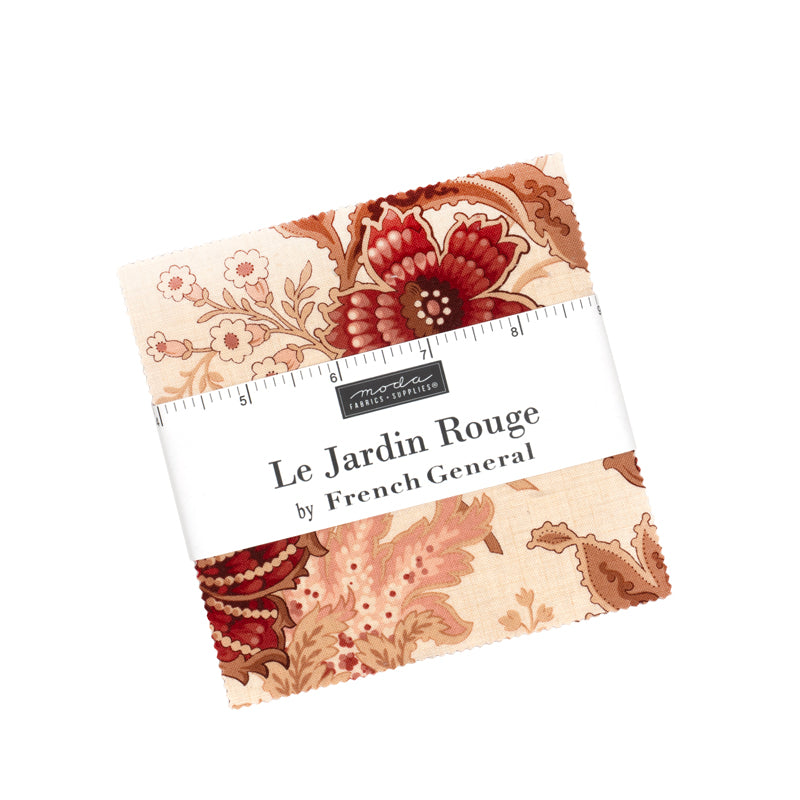 Le Jardin Rouge Charm Squares