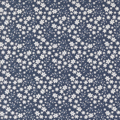Raspberry Summer - Small Floral - Blueberry