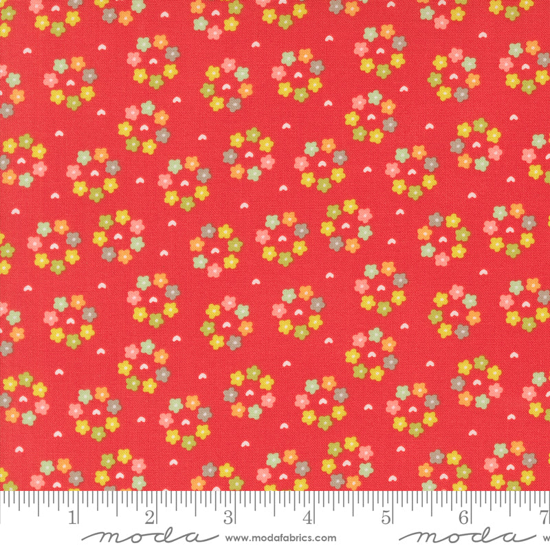 Raspberry Summer - Daisy Clusters - Raspberry