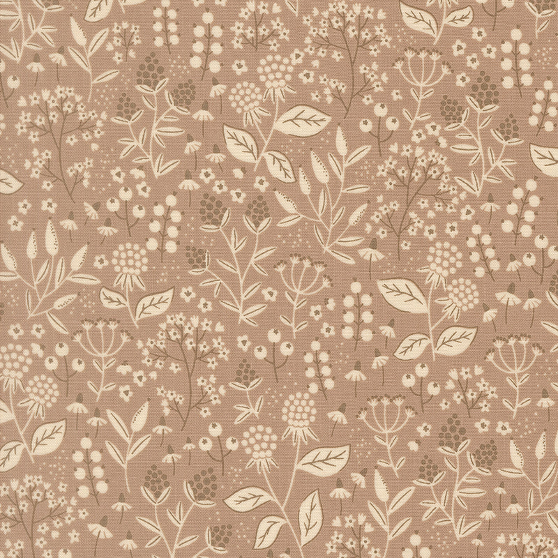 Natures Sketchbook - Wildflower Meadow Taupe