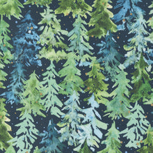Load image into Gallery viewer, Comfort &amp; Joy - Winter Pines - Midnight