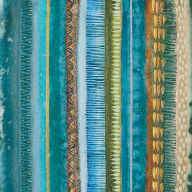 Desert Oasis - Nature Stripes - Spruce