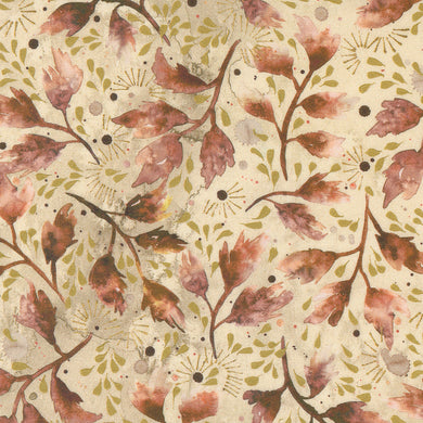Desert Oasis - Wind Whipped Leaves - Sandstone