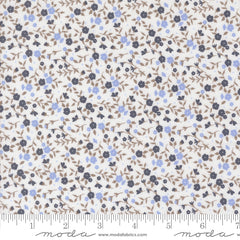 Sun Drenched - Floral - Cloud/Indigo