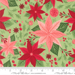 Merrily on High – Poinsettias – Green