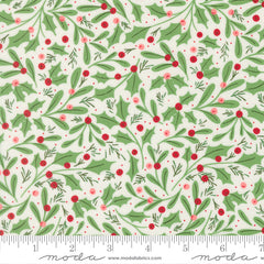 Merrily on High – Holly & Berries – Cream