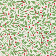 Merrily on High – Holly & Berries – Cream