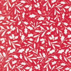 Merrily on High – Holly & Berries – Red