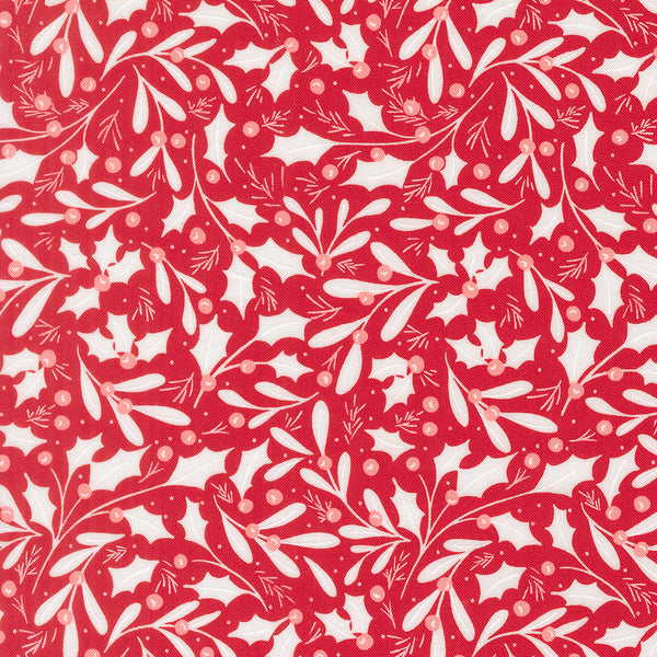 Merrily on High – Holly & Berries – Red