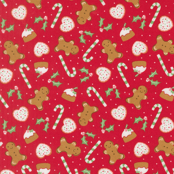 Merrily on High – Gingerbread Treats – Red