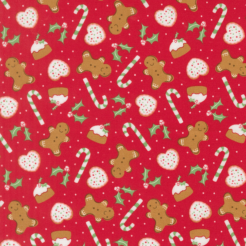 Merrily on High – Gingerbread Treats – Red